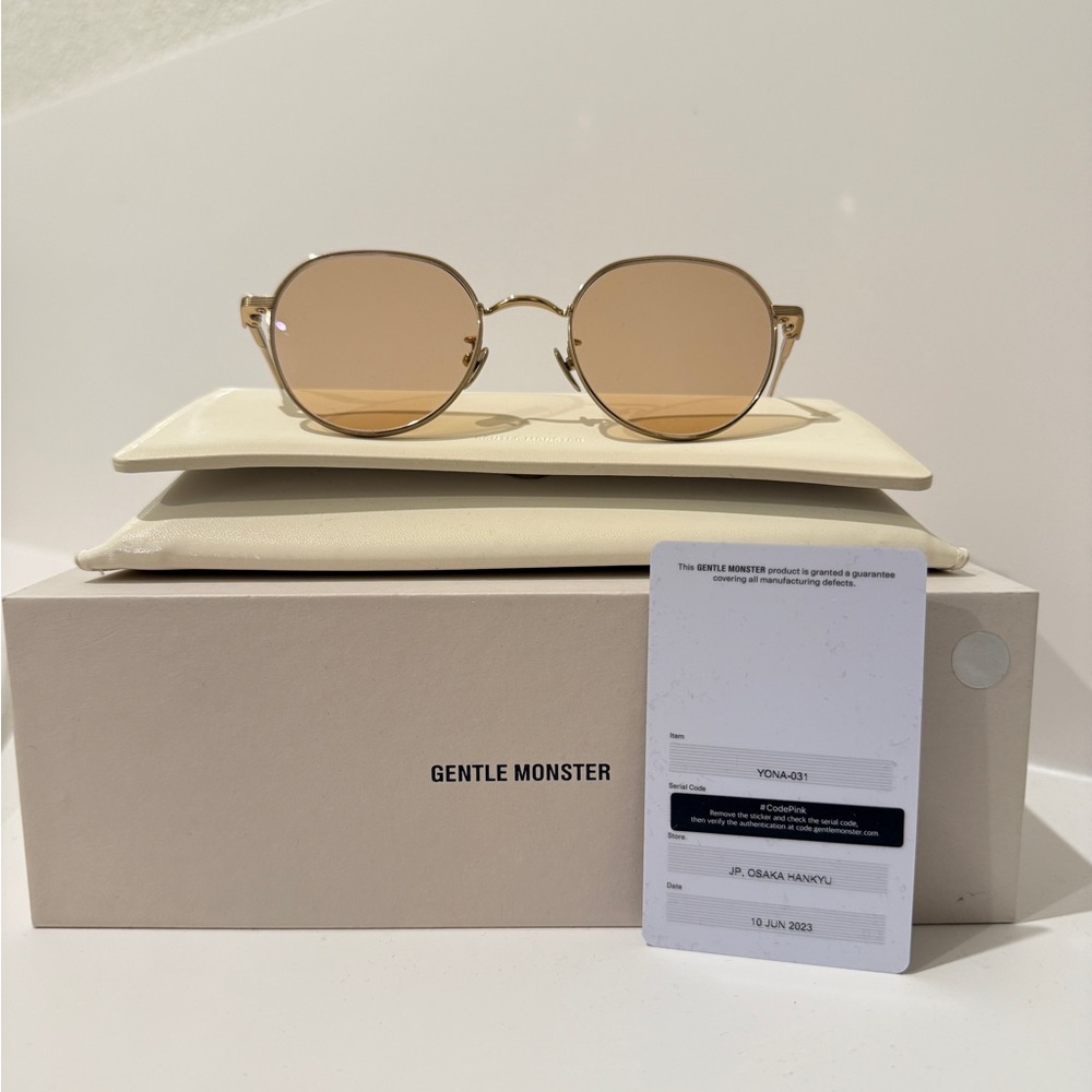 Vintage Gentle Monster Gold Sunglasses